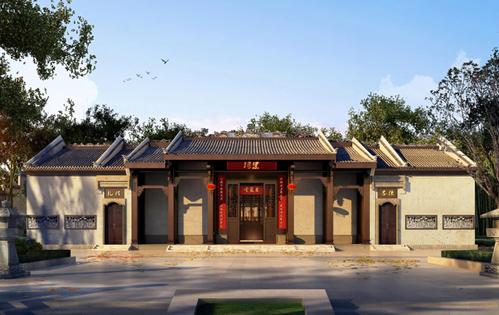 仿古建筑中的風水學，布局與設計的巧妙結合